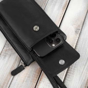 Мужская сумка из натуральной кожи черная от Paolo Peruzzi