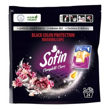 SOFIN kapsułki do prania - 24szt.- black - color p