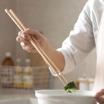 Удлиненные палочки для еды из бука, 4 пары
