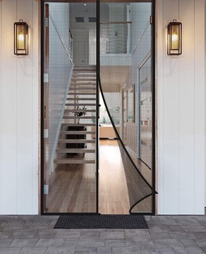 МОСКИТНАЯ СЕТКА ДЛЯ БАЛКОННОЙ ДВЕРИ, ОКНА, МАГНИТНАЯ СЕТКА 80/90/100 x 210/220см