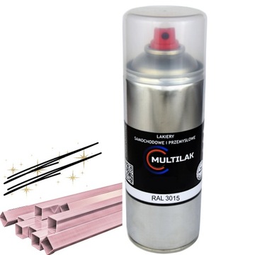 Lakier farba w sprayu do aluminium RAL 3015 Półmat