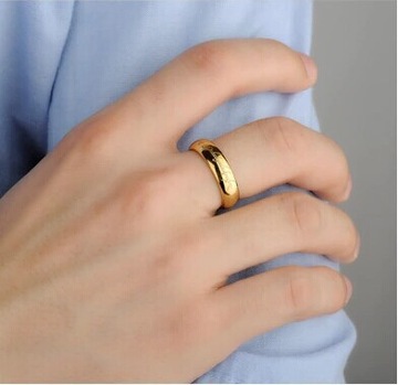 ZŁOTA WOLFRAMOWA OBRĄCZKA WŁADCA PIERŚCIENI r.12