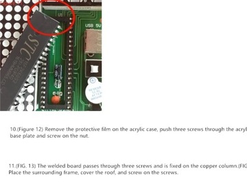 Электронная игра ТЕТРИС для сборки + кейс своими руками