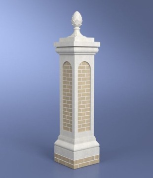 ЗАБОРЫ УСАДЬБЫ, СТОЛБЫ, ПРОЛЕТЫ, МЕТАЛЛ/БЕТОН