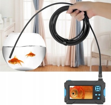 ЭНДОСКОПНАЯ КАМЕРА ДЛЯ КОНТРОЛЯ 5M 6LED FULL HD 64GB С ЖК-ДИСПЛЕЕМ IP67