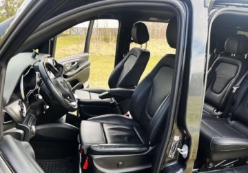 Mercedes Klasa V W447 Długi Facelifting 2.0 250d 190KM 2022 Mercedes-Benz Klasa V BEZWYPADKOWY, serwis ASO, AVANTGARDE, 4X4 hak, 8 osob, zdjęcie 7