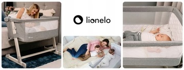 ДОПОЛНИТЕЛЬНАЯ КРОВАТЬ Lionelo Theo Travel Боковая кровать, РЕГУЛИРУЕМАЯ