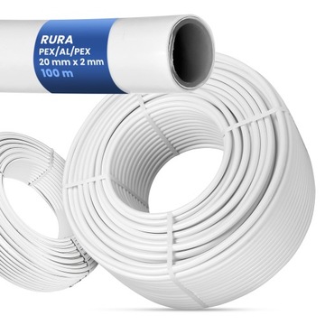 Rura PEX/AL/PEX Podłogówki Ogrzewania 20x2 100m