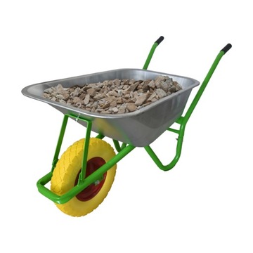 САДОВАЯ тачка 100л ПУ КОЛЕСО BITUXX СТАЛЬНОЙ ОБОД