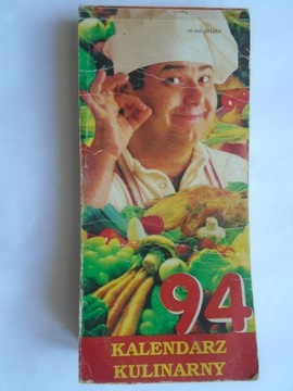 @ ZDZIERAK KALENDARZ KULINARNY DWUDNIOWY 1994 ROK