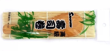 Mata do sushi + łyżką do mieszania ryżu gratis!