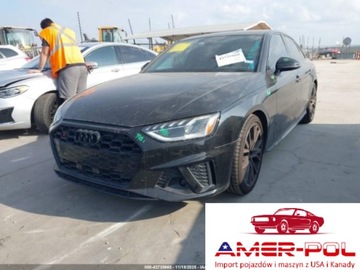 Audi A4 B9 2023 Audi S4 Limousine 2023, 3.0L V6 349KM, AWD, od ubezpieczalni 3.0 Benzyna