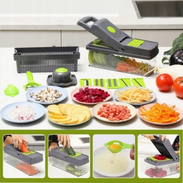 СЛАЙСЕР ДЛЯ ОВОЩЕЙ, ФРУКТОВ, МНОГОФУНКЦИОНАЛЬНАЯ ТЕРКА 13 в 1
