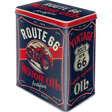Nostalgic Art Puszka na żywność Route 66 Motor Oil