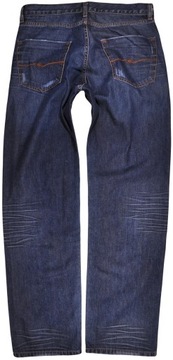 TOMMY HILFIGER spodnie regular blue jeans W34 L34