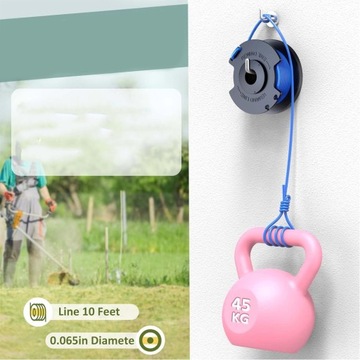 4 ЗАМЕННЫХ КАТУШКИ ДЛЯ ТРИММЕРА ДЛЯ СТРУНЫ 0,065 ДЮЙМА ДЛЯ RYOBI ONE