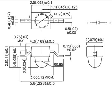 [110шт] Набор SMD светодиодов 7 цветов