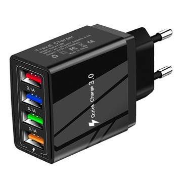 USB-адаптер питания, домашнее настенное зарядное устройство, вилка европейского стандарта для