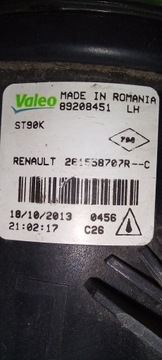HALOGEN LEVÝ = PRAVÝ RENAULT 261558707R