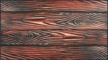 Доска имитация дерева 75х25х6 см Коричневый 2