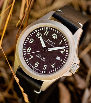 Zegarek męski Timex Expedition North Automat, Szafirowe szkło, Tytan, WR200