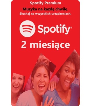 Spotify Premium 2 miesiące / 60 dni / 40zl Karta Doładowanie Kod