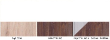 Мебель для гостиной PARYS 1, дикий дуб/стирлинг/сосна