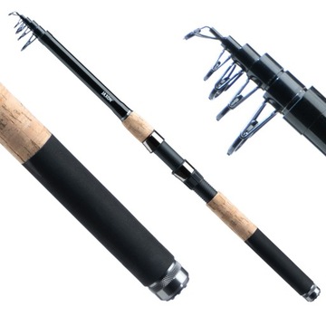 Wędka teleskopowa JAXON 2,4 Spinning Spławik 5-25g