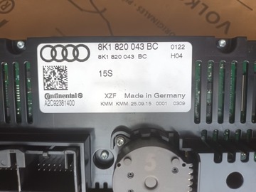 Audi A5 8T лифт Панель кондиционера 8K1820043BC 12k