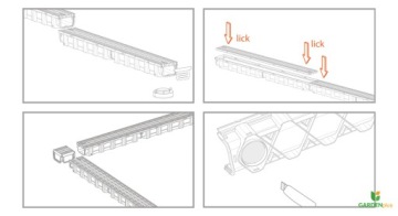 Линейный дренаж с ПП-решеткой A15 H=78 мм