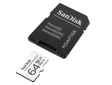 SanDisk 64 ГБ MICRO SDXC High Endurance, 100 МБ/с