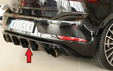 RIEGER Dokładka tył zderzaka dyfuzor VW Golf 7 GTI