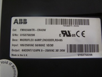 ABB FMH2A06TR-EN43W Baldor Microflex