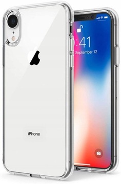 Etui Plecki Case Guma do iPhone XR Pokrowiec Bezbarwny