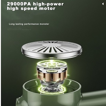 1шт Пылесос, Ручной беспроводной пылесос с высокой всасывающей способностью, Сжатый воздух