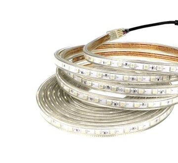 TAŚMA LED RGB 230V ZESTAW 5M WODOODPORNA + PILOT