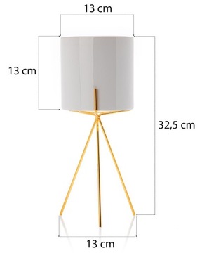 Элегантная керамическая крышка для цветочного горшка, белая, золотая подставка для цветов, ножки 13 см