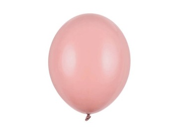 BALONY STRONG PASTELOWY BRUDNY PRZYĆMIONY RÓŻ RÓŻOWE 27 CM 100 SZT.