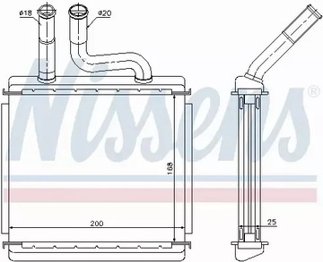 NISSENS RADIÁTOR 76507
