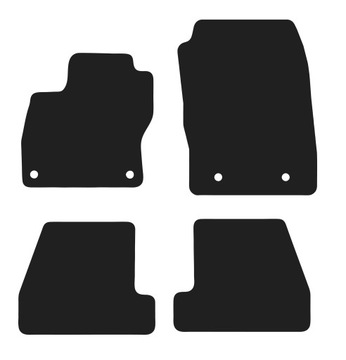 dywaniki welurowe BASIC czarne: Ford Focus MK3 FL sedan, kombi, hatchback 2