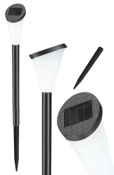 Lampa solarna LED ogrodowa lampka wbijana słupek