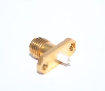 Монтажный разъем под пайку SMA f 50Ом позолоченный SUHNER