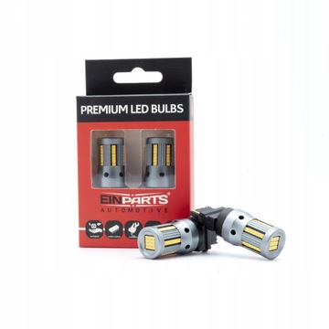 ŻARÓWKI P27W LED 12V SAMOCHODOWE POMARAŃCZOWE