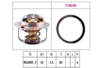 FACET TERMOSTAT 71742133 1767063J00000 17670