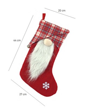 3x РОЖДЕСТВЕНСКИЕ НОСКИ ПОДАРКИ РОЖДЕСТВЕНСКИЙ ГНОМ