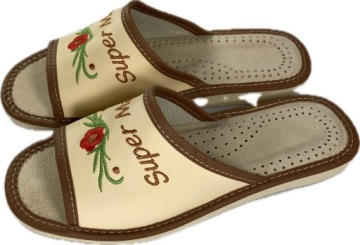 ТАПОЧКИ ЖЕНСКИЕ БЕЖЕВЫЕ SUPER MAMA KWITBUT R38