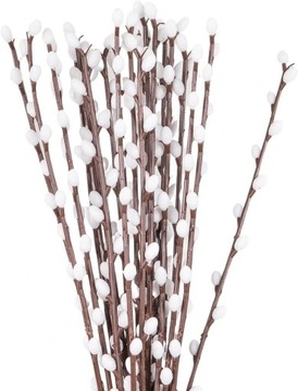 6 x BAZIE GAŁĄZKI BAZIA GAŁĄZKA DEKORACYJNA 46cm OZDOBA WIELKANOC