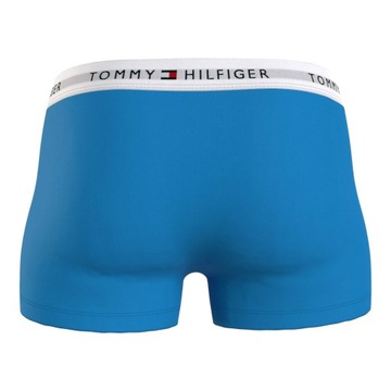 TOMMY HILFIGER BOKSERKI MĘSKIE 3P TRUNK NIEBIESKIE/ZIELONE/RÓŻOWE r.L