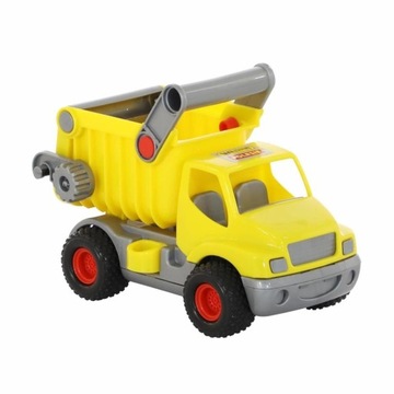 Строительство. Самосвал, желтый