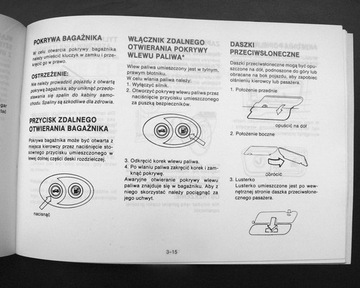 DAEWOO Nexia (1996) - Instrukcja Obsługi